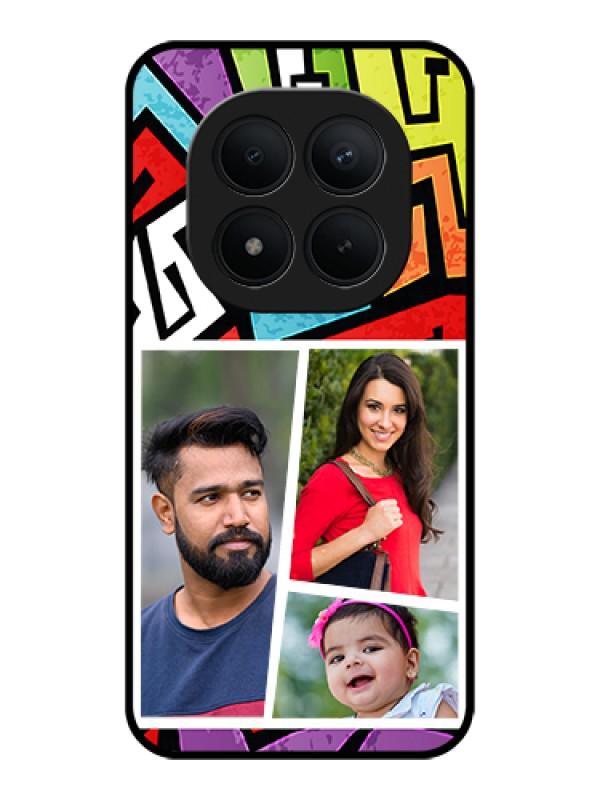 Custom Xiaomi Redmi Note 15 Pro Plus 5G Custom Glass Phone Case - Graffiti Pattern Design