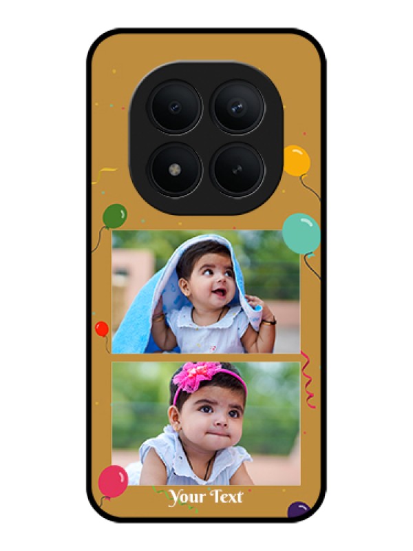 Custom Xiaomi Redmi Note 15 Pro Plus 5G Custom Glass Phone Case - Image Holder With Birthday Celebrations Design