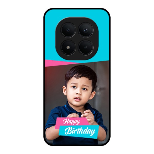 Xiaomi Redmi Note 15 Pro Plus 5G Custom Glass Phone Case - Image Holder With 2 Color Design