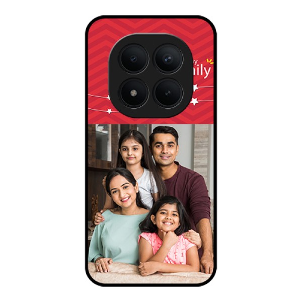 Xiaomi Redmi Note 15 Pro Plus 5G Custom Glass Phone Case - Happy Family Design Xiaomi Redmi Note 15 Pro Plus 5G Custom Glass Phone Case - Happy Family Design