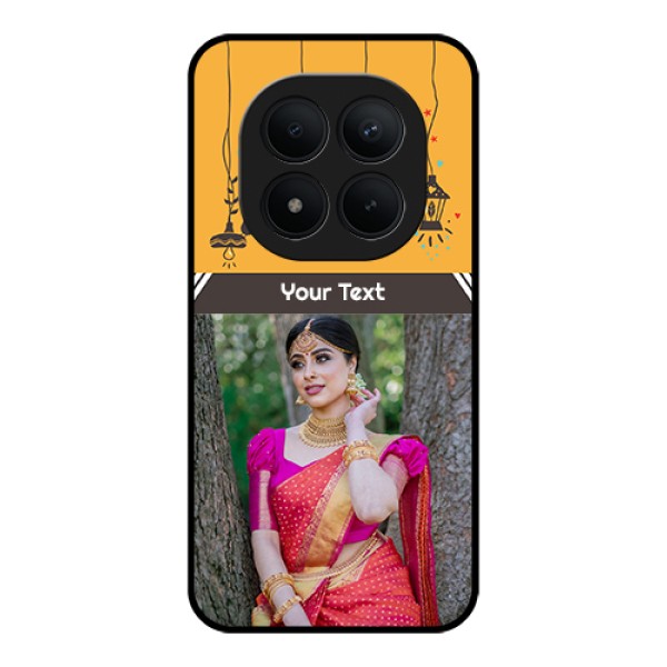 Xiaomi Redmi Note 15 Pro Plus 5G Custom Glass Phone Case - With Family Picture And Icons