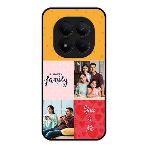 Xiaomi Redmi Note 15 Pro Plus 5G Custom Glass Phone Case - Images With Quotes Design