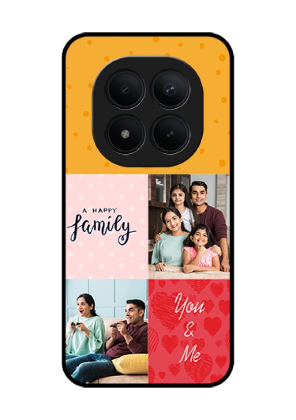 Xiaomi Redmi Note 15 Pro Plus 5G Custom Glass Phone Case - Images With Quotes Design