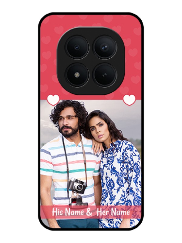 Custom Xiaomi Redmi Note 15 Pro Plus 5G Custom Glass Phone Case - Simple Love Design