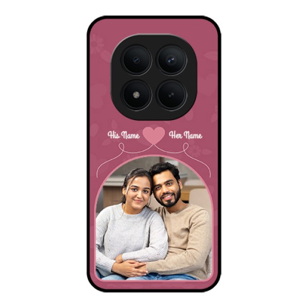 Xiaomi Redmi Note 15 Pro Plus 5G Custom Glass Phone Case - Love Floral Design