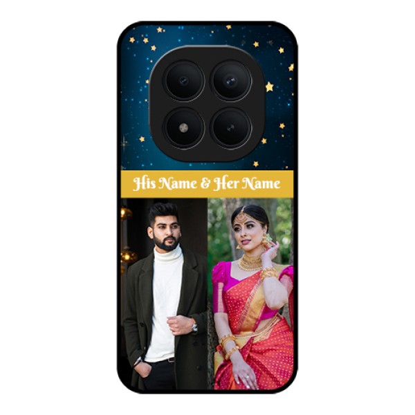 Xiaomi Redmi Note 15 Pro Plus 5G Custom Glass Phone Case - Galaxy Stars Backdrop Design