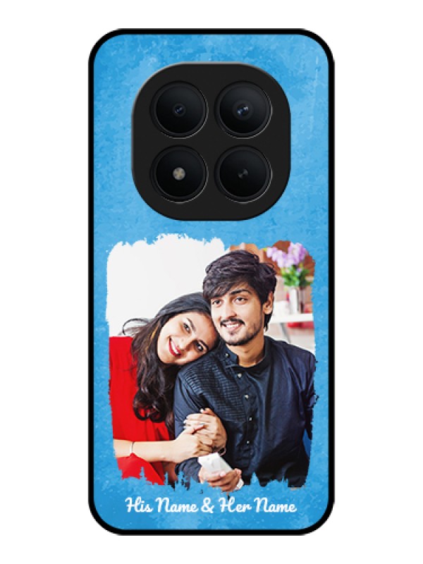 Custom Xiaomi Redmi Note 15 Pro Plus 5G Custom Glass Phone Case - Blue Color Vintage Design