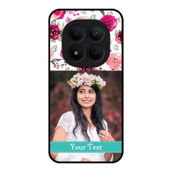 Xiaomi Redmi Note 15 Pro Plus 5G Custom Glass Phone Case - Water Colors Floral Design Xiaomi Redmi Note 15 Pro Plus 5G Custom Glass Phone Case - Water Colors Floral Design