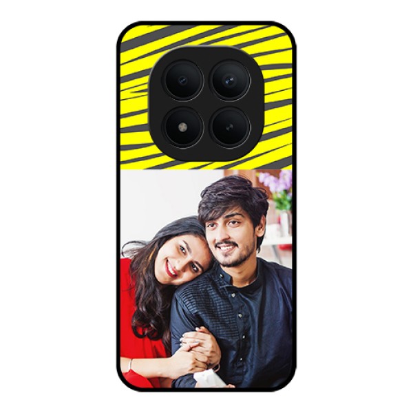 Xiaomi Redmi Note 15 Pro Plus 5G Custom Glass Phone Case - Yellow Abstract Design Xiaomi Redmi Note 15 Pro Plus 5G Custom Glass Phone Case - Yellow Abstract Design