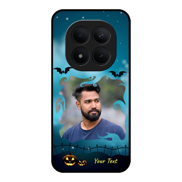 Xiaomi Redmi Note 15 Pro Plus 5G Custom Glass Phone Case - Halloween Frame Design