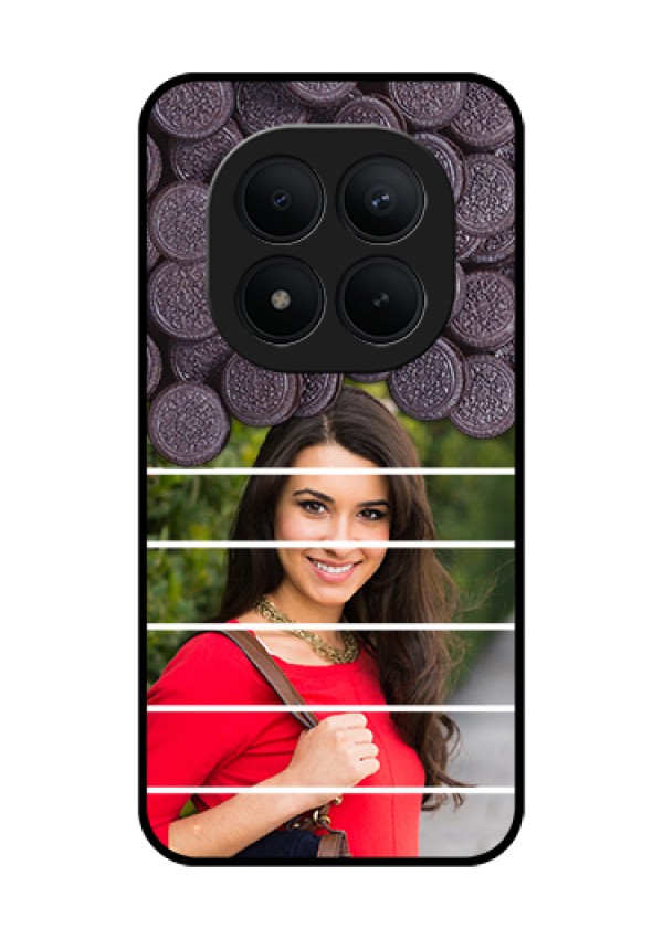 Xiaomi Redmi Note 15 Pro Plus 5G Custom Glass Phone Case - With Oreo Biscuit Design