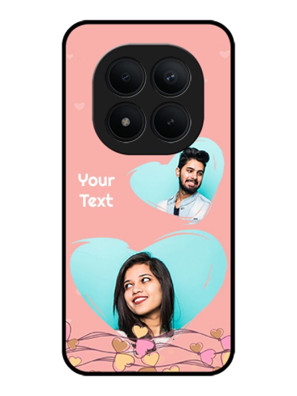 Custom Xiaomi Redmi Note 15 Pro Plus 5G Custom Glass Phone Case - Love Doodle Design