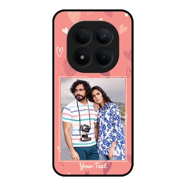 Xiaomi Redmi Note 15 Pro Plus 5G Custom Glass Phone Case - Love Doodle Art Design Xiaomi Redmi Note 15 Pro Plus 5G Custom Glass Phone Case - Love Doodle Art Design