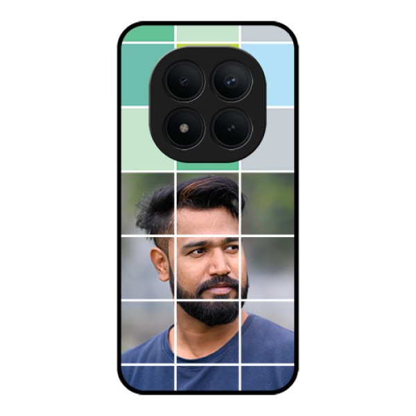 Xiaomi Redmi Note 15 Pro Plus 5G Custom Glass Phone Case - With White Box Pattern