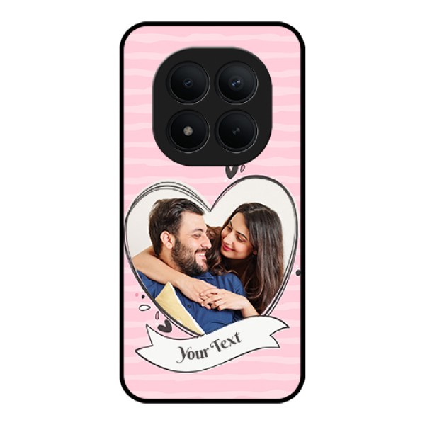 Xiaomi Redmi Note 15 Pro Plus 5G Custom Glass Phone Case - Vintage Heart Design