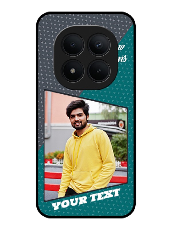 Custom Xiaomi Redmi Note 15 Pro Plus 5G Custom Glass Phone Case - Background Pattern Design With Quote
