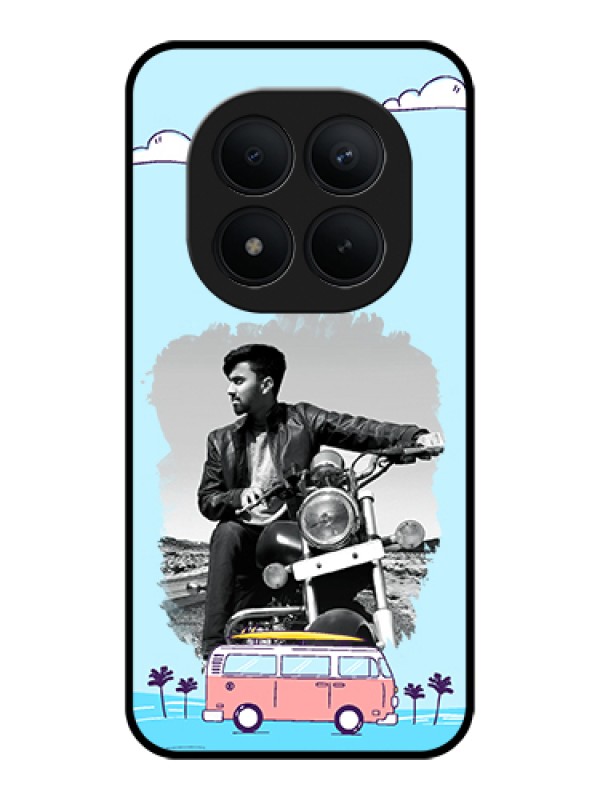 Custom Xiaomi Redmi Note 15 Pro Plus 5G Custom Glass Phone Case - Travel & Adventure Design