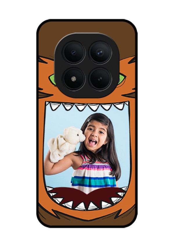 Xiaomi Redmi Note 15 Pro Plus 5G Custom Glass Phone Case - Owl Monster Back Case Design