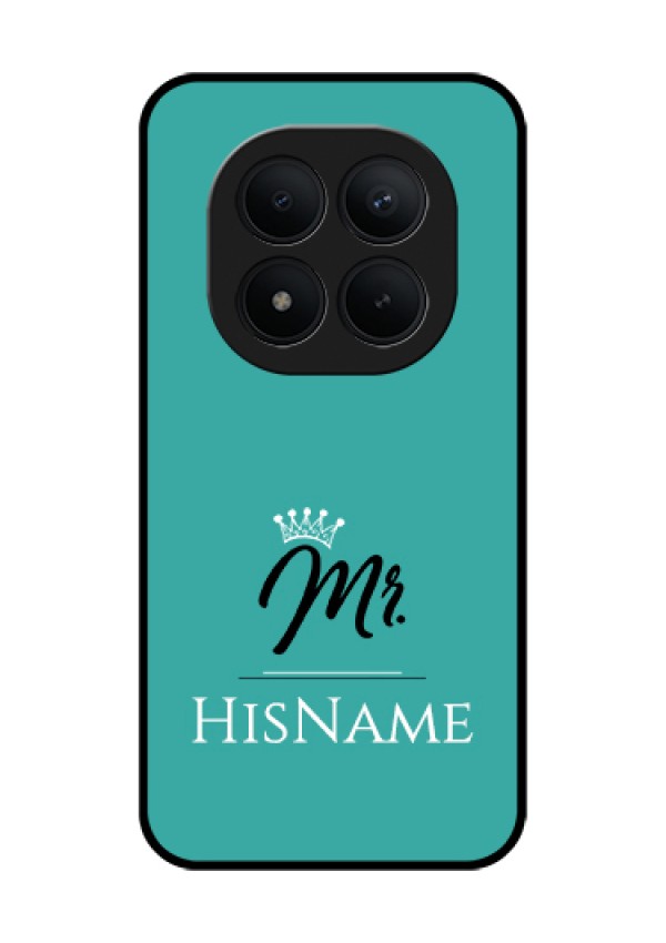 Xiaomi Redmi Note 15 Pro Plus 5G Custom Glass Phone Case - Mr With Name Design