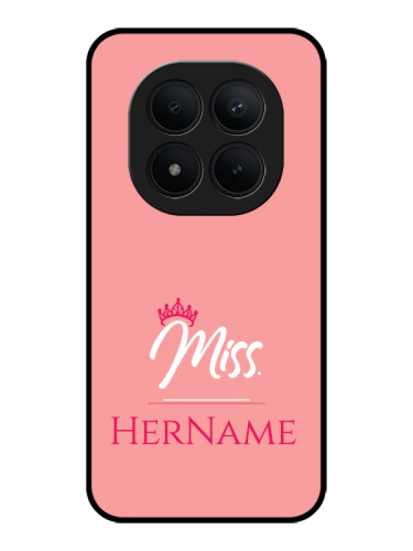 Custom Xiaomi Redmi Note 15 Pro Plus 5G Custom Glass Phone Case - Mrs With Name Design