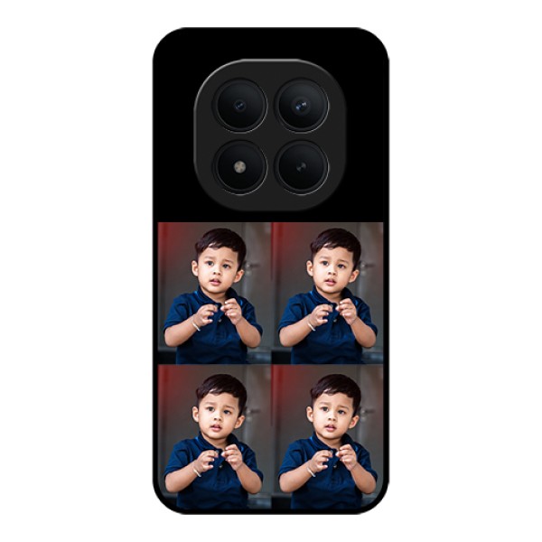 Xiaomi Redmi Note 15 Pro Plus 5G Custom Glass Phone Case - 4 Image Holder Design