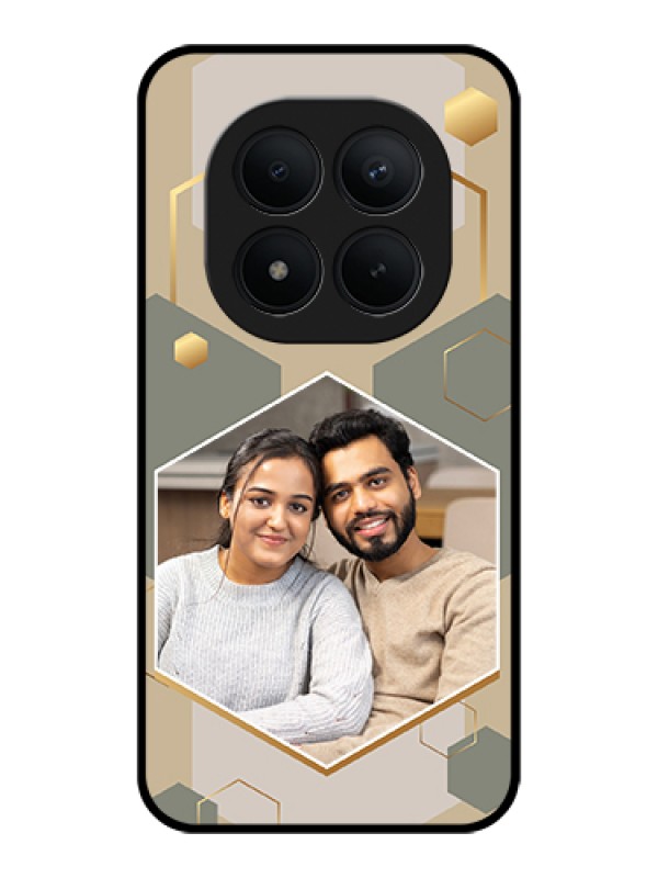 Custom Xiaomi Redmi Note 15 Pro Plus 5G Custom Glass Phone Case - Stylish Hexagon Pattern Design