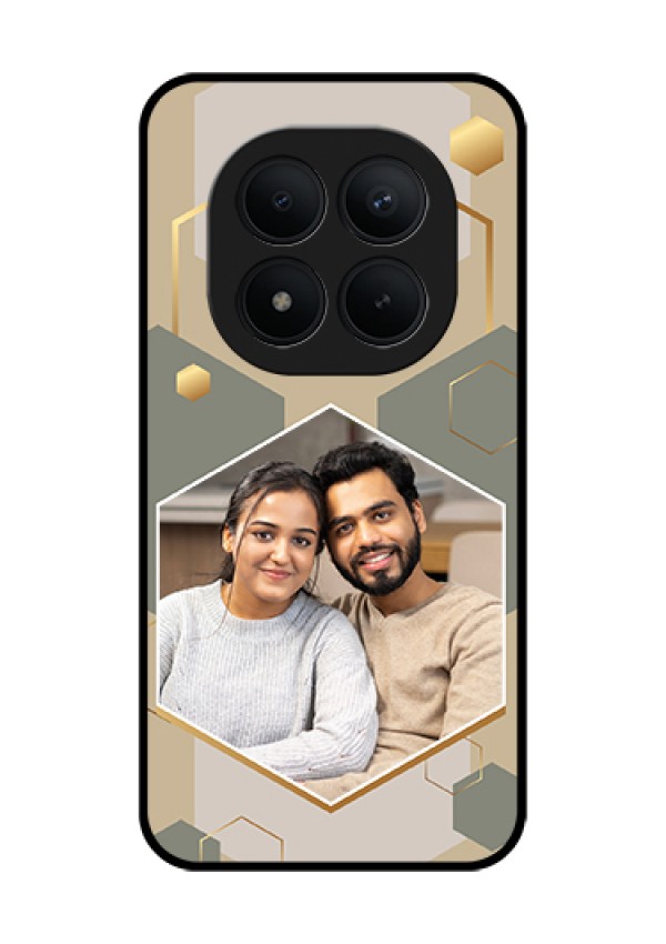 Xiaomi Redmi Note 15 Pro Plus 5G Custom Glass Phone Case - Stylish Hexagon Pattern Design