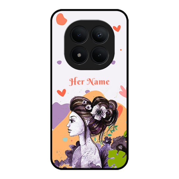 Xiaomi Redmi Note 15 Pro Plus 5G Custom Glass Phone Case - Woman And Nature Design