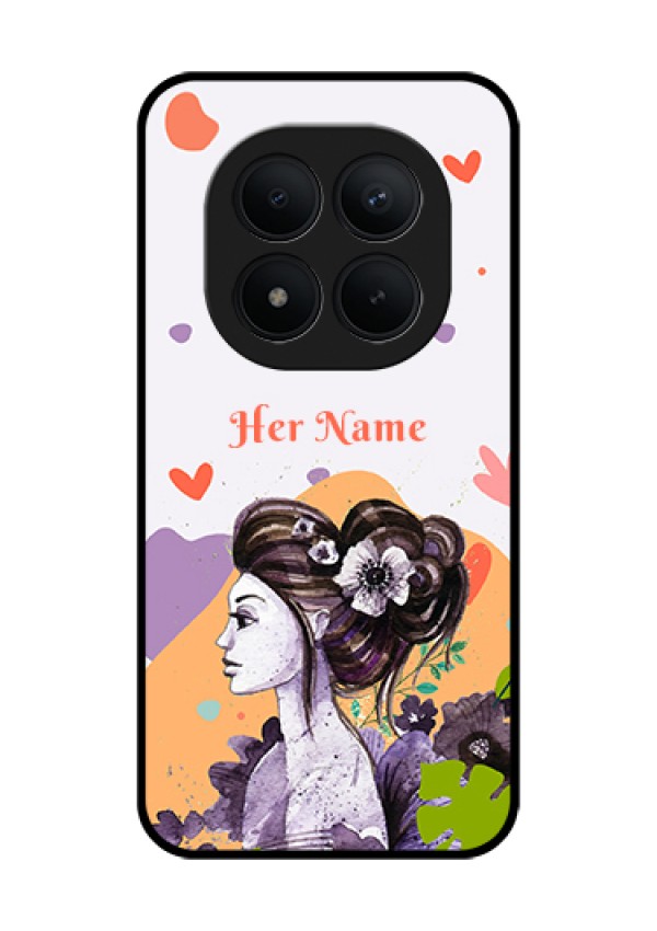 Xiaomi Redmi Note 15 Pro Plus 5G Custom Glass Phone Case - Woman And Nature Design
