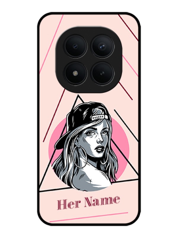Custom Xiaomi Redmi Note 15 Pro Plus 5G Custom Glass Phone Case - Rockstar Girl Design