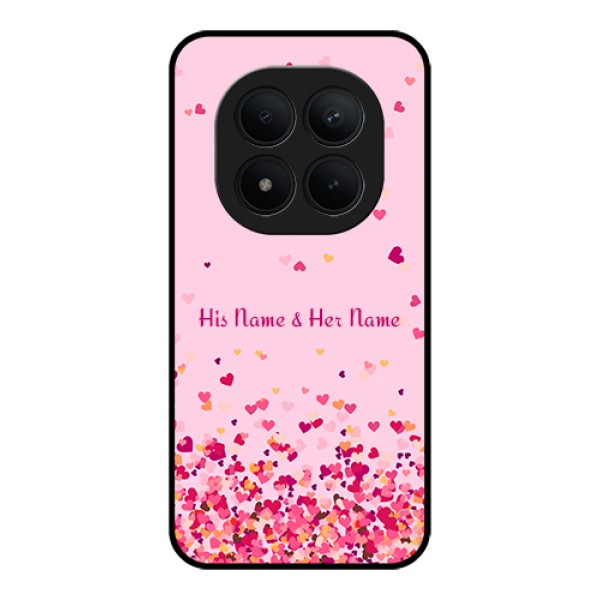 Xiaomi Redmi Note 15 Pro Plus 5G Custom Glass Phone Case - Floating Hearts Design Xiaomi Redmi Note 15 Pro Plus 5G Custom Glass Phone Case - Floating Hearts Design