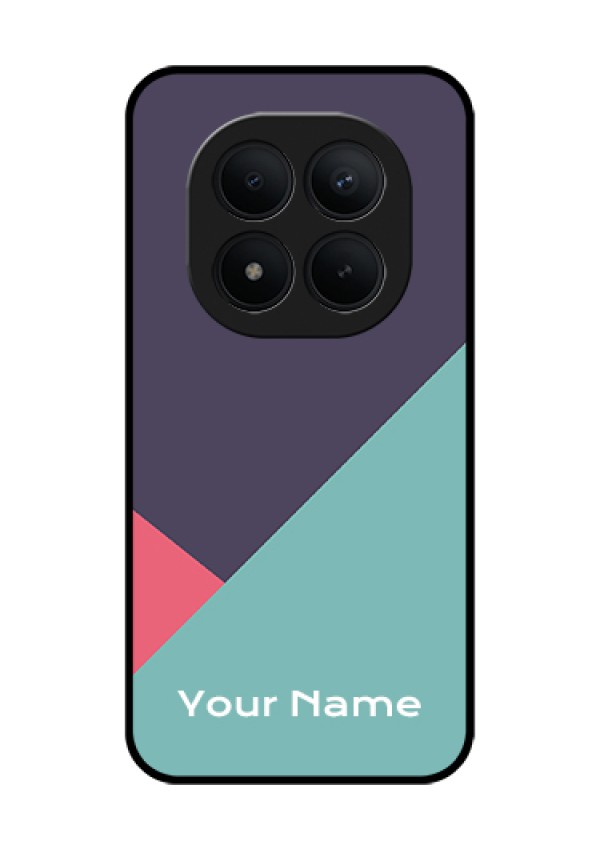 Xiaomi Redmi Note 15 Pro Plus 5G Custom Glass Phone Case - Tri Color Abstract Design