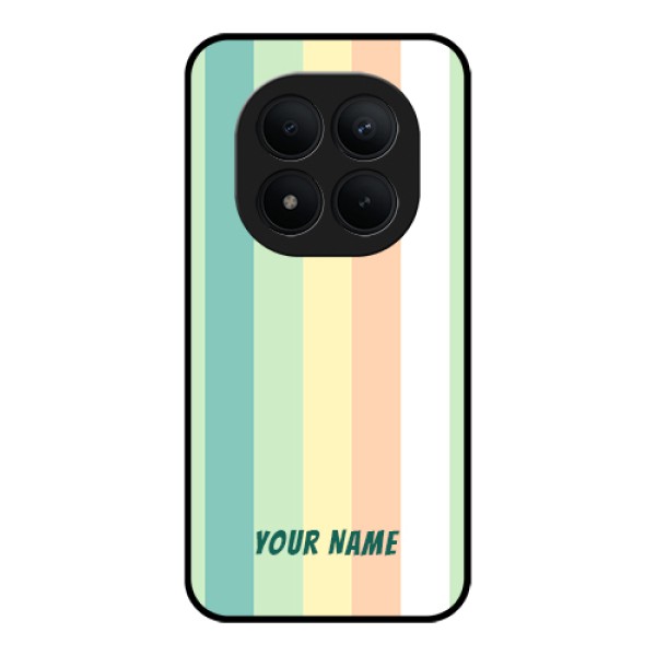 Xiaomi Redmi Note 15 Pro Plus 5G Custom Glass Phone Case - Multi - Colour Stripes Design