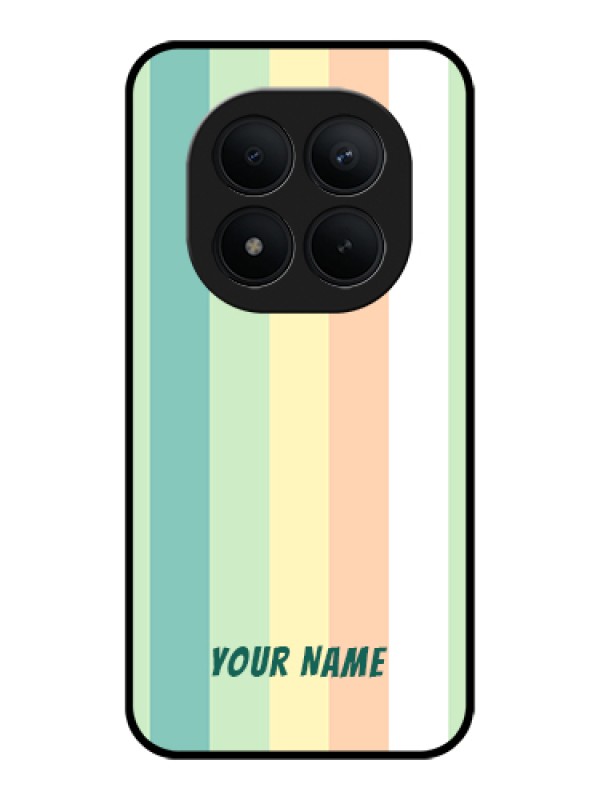 Custom Xiaomi Redmi Note 15 Pro Plus 5G Custom Glass Phone Case - Multi - Colour Stripes Design