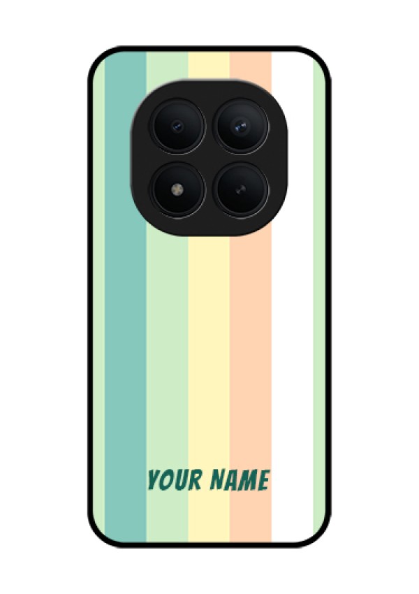 Xiaomi Redmi Note 15 Pro Plus 5G Custom Glass Phone Case - Multi - Colour Stripes Design