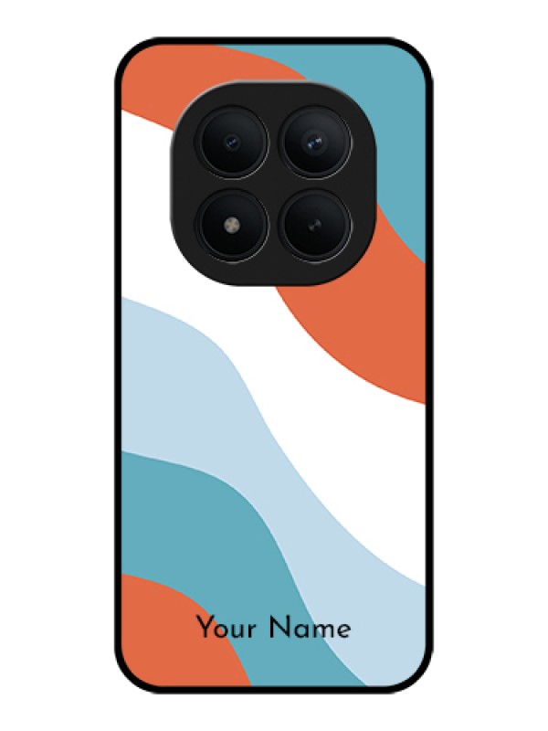 Custom Xiaomi Redmi Note 15 Pro Plus 5G Custom Glass Phone Case - Coloured Waves Design