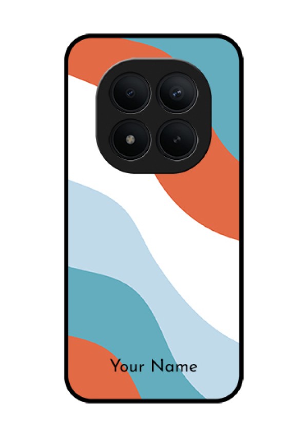 Xiaomi Redmi Note 15 Pro Plus 5G Custom Glass Phone Case - Coloured Waves Design