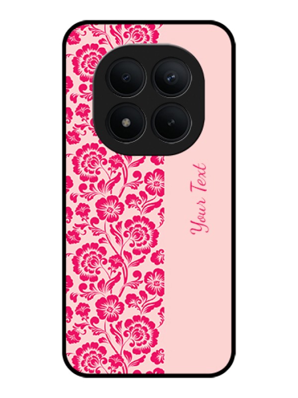 Custom Xiaomi Redmi Note 15 Pro Plus 5G Custom Glass Phone Case - Attractive Floral Pattern Design