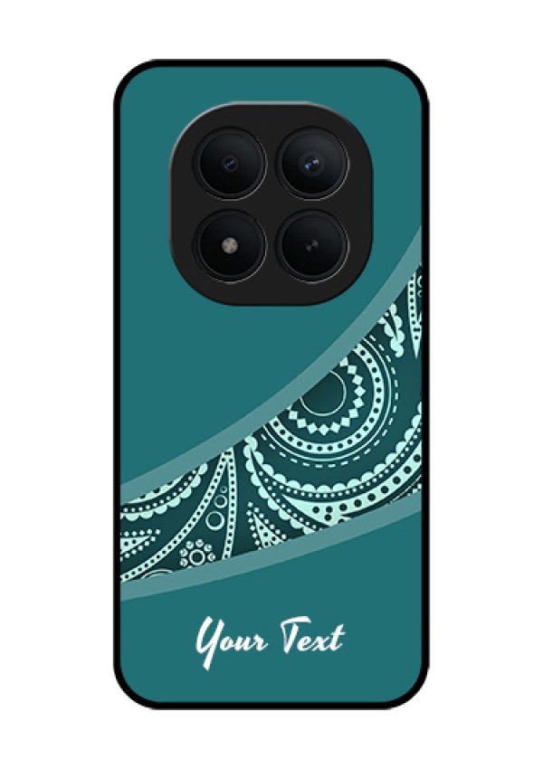 Xiaomi Redmi Note 15 Pro Plus 5G Custom Glass Phone Case - Semi Visible Floral Design