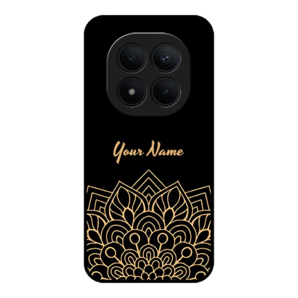 Xiaomi Redmi Note 15 Pro Plus 5G Custom Glass Phone Case - Golden Mandala Design Xiaomi Redmi Note 15 Pro Plus 5G Custom Glass Phone Case - Golden Mandala Design