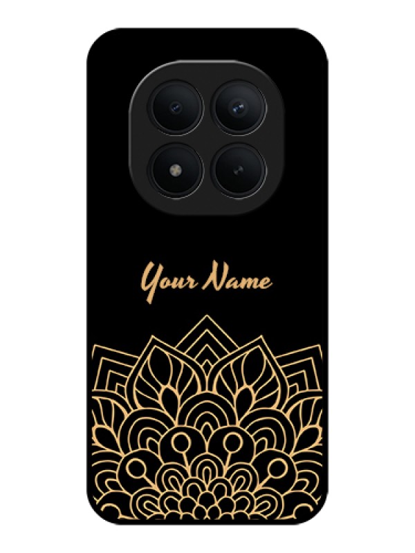Custom Xiaomi Redmi Note 15 Pro Plus 5G Custom Glass Phone Case - Golden Mandala Design