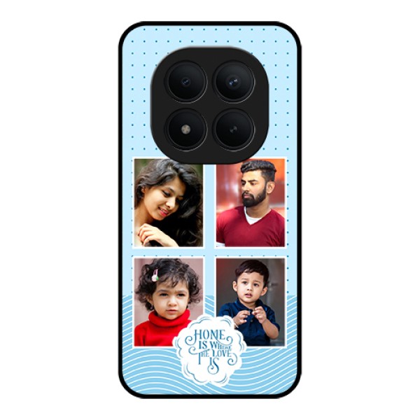 Xiaomi Redmi Note 15 Pro Plus 5G Custom Glass Phone Case - Cute Love Quote With 4 Pic Upload Design Xiaomi Redmi Note 15 Pro Plus 5G Custom Glass Phone Case - Cute Love Quote With 4 Pic Upload Design