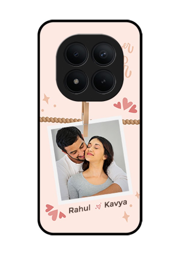 Xiaomi Redmi Note 15 Pro Plus 5G Custom Glass Phone Case - Forever And Ever Love Design