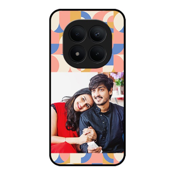 Xiaomi Redmi Note 15 Pro Plus 5G Custom Glass Phone Case - Semi - Circle Maze Pattern Design Xiaomi Redmi Note 15 Pro Plus 5G Custom Glass Phone Case - Semi - Circle Maze Pattern Design