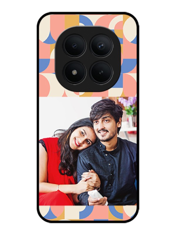 Custom Xiaomi Redmi Note 15 Pro Plus 5G Custom Glass Phone Case - Semi - Circle Maze Pattern Design