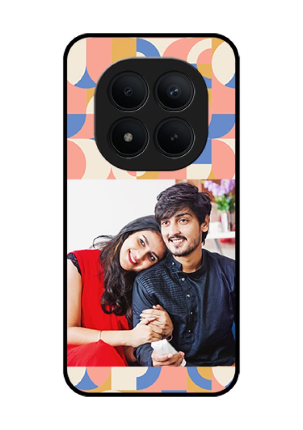 Xiaomi Redmi Note 15 Pro Plus 5G Custom Glass Phone Case - Semi - Circle Maze Pattern Design