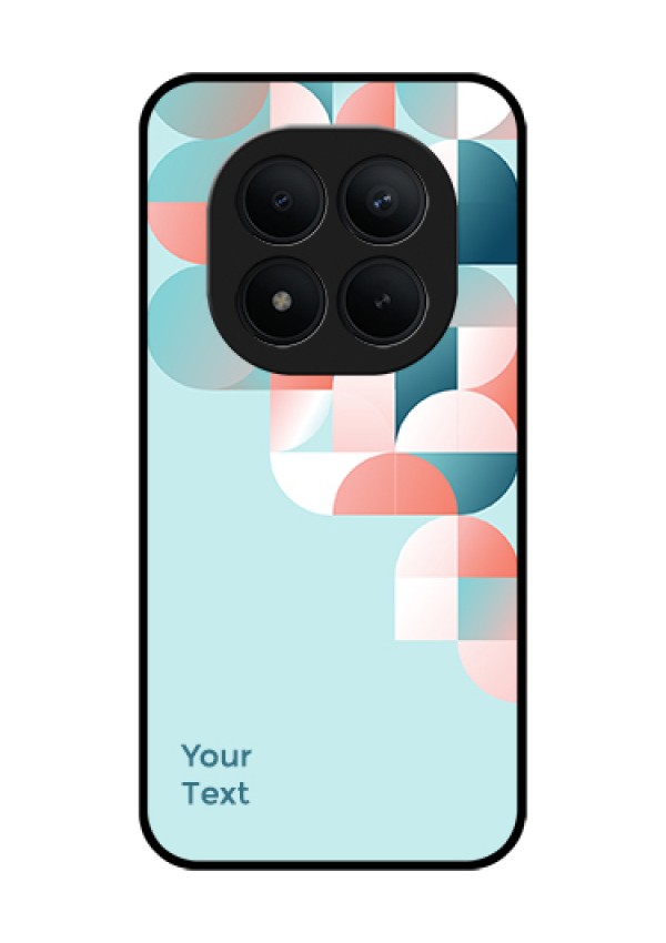 Xiaomi Redmi Note 15 Pro Plus 5G Custom Glass Phone Case - Stylish Semi - Circle Pattern Design