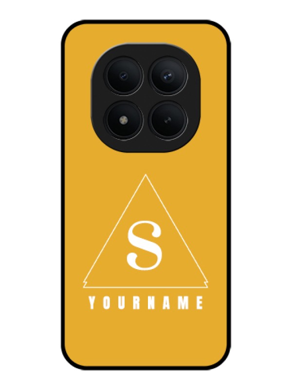 Custom Xiaomi Redmi Note 15 Pro Plus 5G Custom Glass Phone Case - Simple Triangle Design