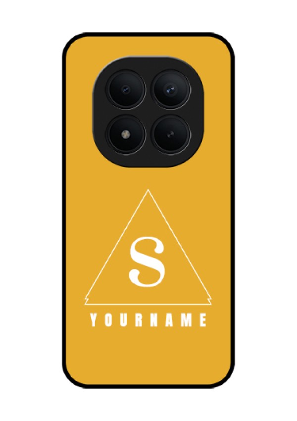 Xiaomi Redmi Note 15 Pro Plus 5G Custom Glass Phone Case - Simple Triangle Design