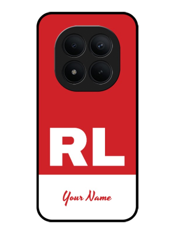 Custom Xiaomi Redmi Note 15 Pro Plus 5G Custom Glass Phone Case - Dual Tone Custom Text Design